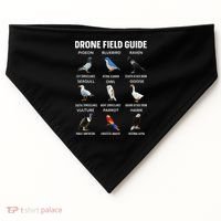 Birds Drone Field Guide They Aren’T Real USA-Made Doggie Bandana thumb 0
