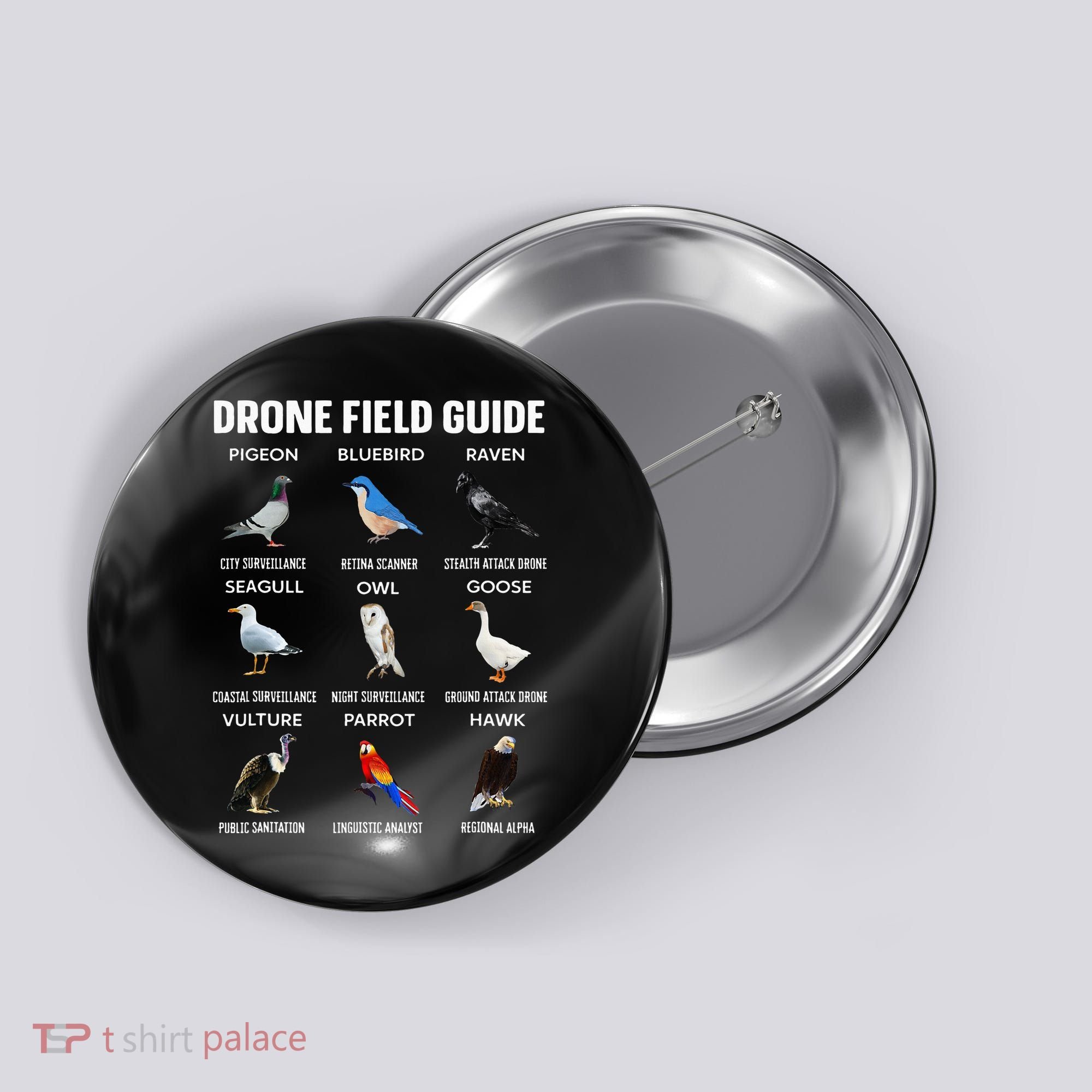 Birds Drone Field Guide They Aren’T Real Button
