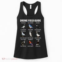 Birds Drone Field Guide They Aren’T Real Women's Tank Top thumb 0