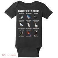 Birds Drone Field Guide They Aren’T Real Baby Bodysuit thumb 0