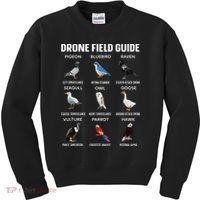 Birds Drone Field Guide They Aren’T Real Kids Sweatshirt thumb 0