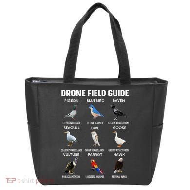 Birds Drone Field Guide They Aren’T Real Tote Bag