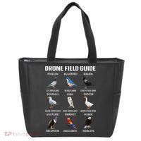 Birds Drone Field Guide They Aren’T Real Tote Bag thumb 0