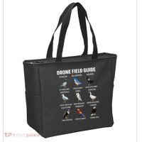Birds Drone Field Guide They Aren’T Real Tote Bag thumb 2