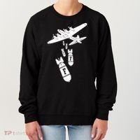 Bomber Dropping F Bombs Funny retro boy Women's Sweatshirt thumb 0
