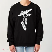 Bomber Dropping F Bombs Funny retro boy Women's Sweatshirt thumb 0