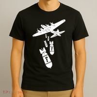 Bomber Dropping F Bombs Funny retro boy T-Shirt thumb 3