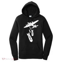 Bomber Dropping F Bombs Funny retro boy Women's Hoodie thumb 0