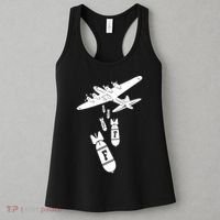 Bomber Dropping F Bombs Funny retro boy Women's Tank Top thumb 3