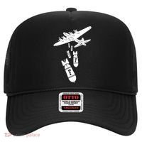Bomber Dropping F Bombs Funny retro boy Hat thumb 0