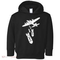 Bomber Dropping F Bombs Funny retro boy Toddler Hoodie thumb 0