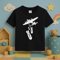 Bomber Dropping F Bombs Funny retro boy Toddler T-Shirt thumb 3