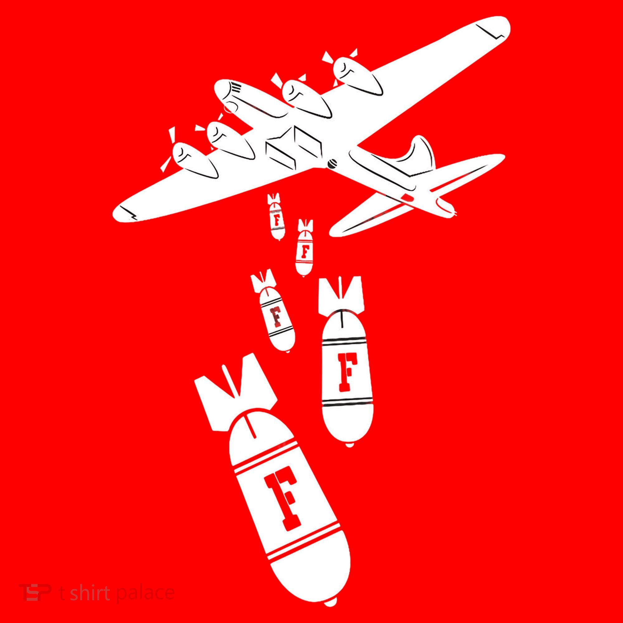 Bomber Dropping F Bombs Funny retro boy Santa Hat