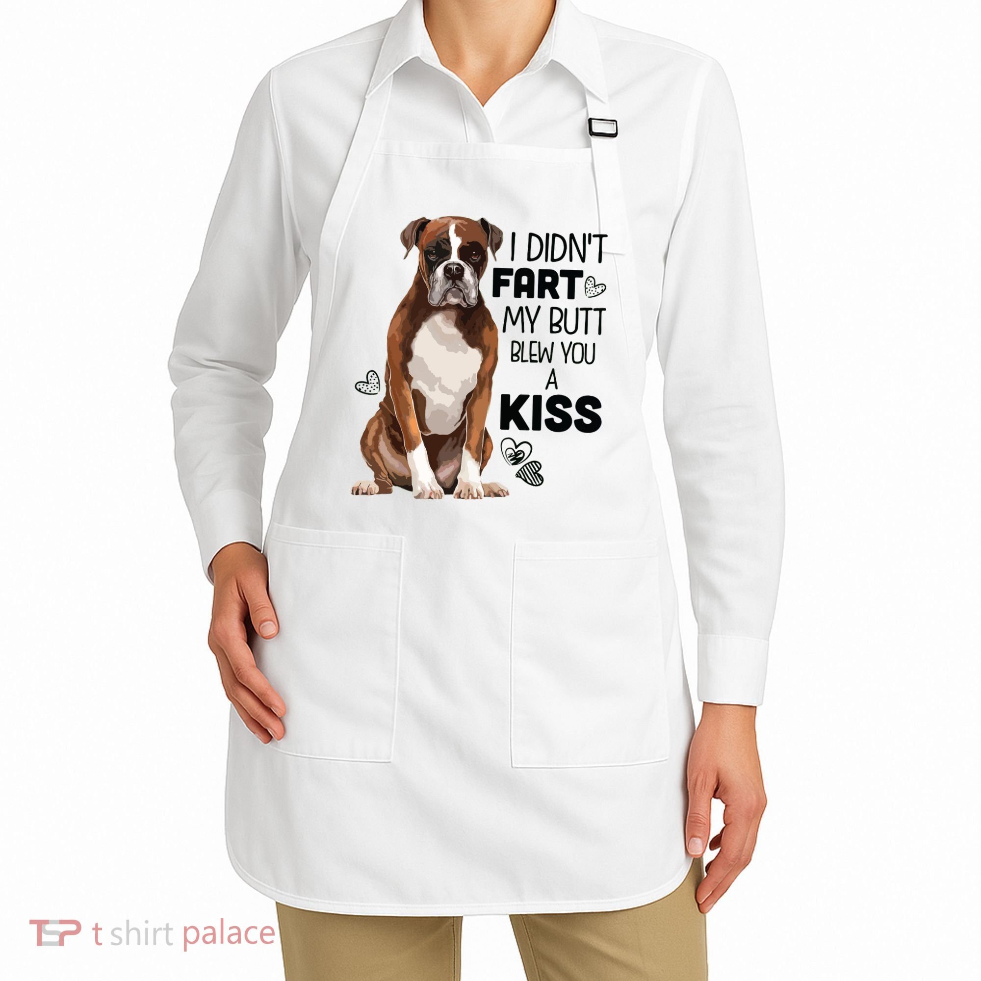 Boxer Dog Funny For Dog Mom Dog Dad Dog Lover Gift Apron