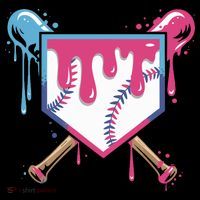 Baseball Drip FIce Cream Drip Baseball Backpack thumb 2