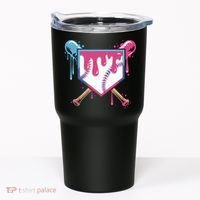 Baseball Drip FIce Cream Drip Baseball Tumbler thumb 0