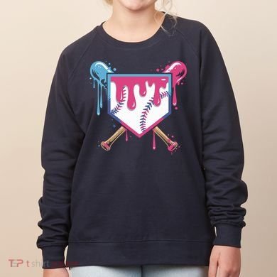 Baseball Drip FIce Cream Drip Baseball Women's Sweatshirt