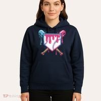 Baseball Drip FIce Cream Drip Baseball Hoodie thumb 5
