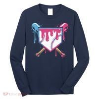 Baseball Drip FIce Cream Drip Baseball Long Sleeve Shirt thumb 0