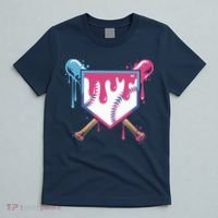 Baseball Drip FIce Cream Drip Baseball T-Shirt thumb 5