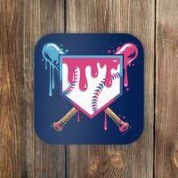 Baseball Drip FIce Cream Drip Baseball Coaster thumb 0