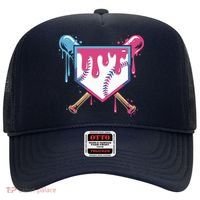Baseball Drip FIce Cream Drip Baseball Hat thumb 0