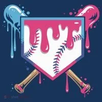 Baseball Drip FIce Cream Drip Baseball Hat thumb 2