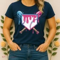 Baseball Drip FIce Cream Drip Baseball Women's T-Shirt thumb 2
