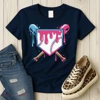 Baseball Drip FIce Cream Drip Baseball Women's T-Shirt thumb 3