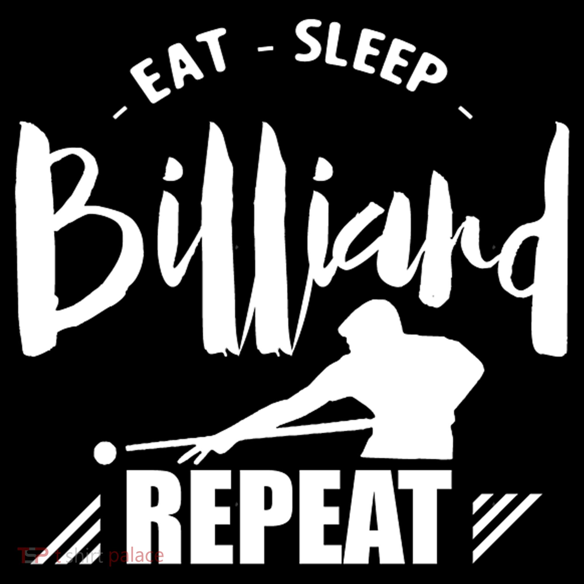 Billiards Dad Funny Eat Sleep Billiards Repeat Gift Father's Day Women's Hoodie
