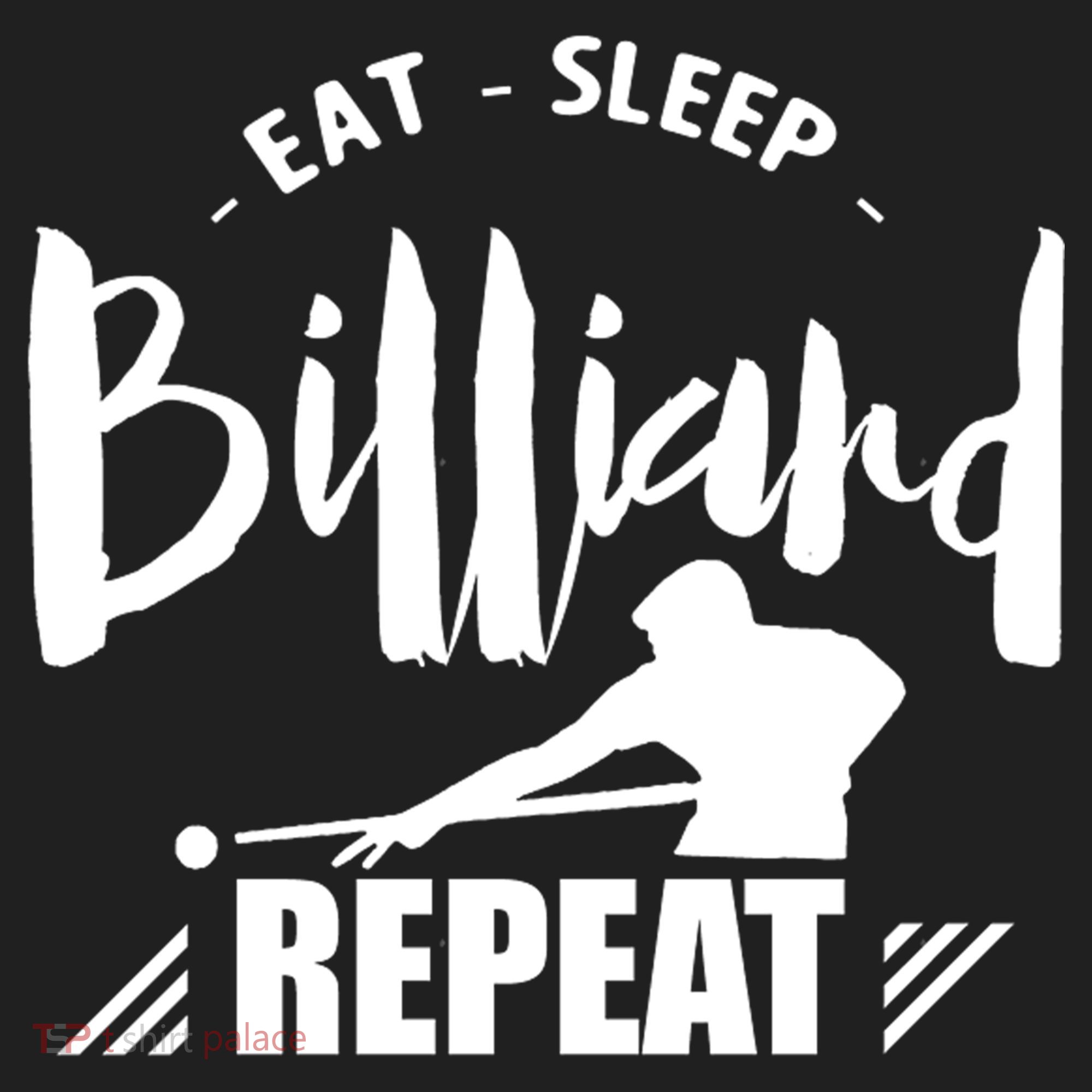 Billiards Dad Funny Eat Sleep Billiards Repeat Gift Father's Day Hat