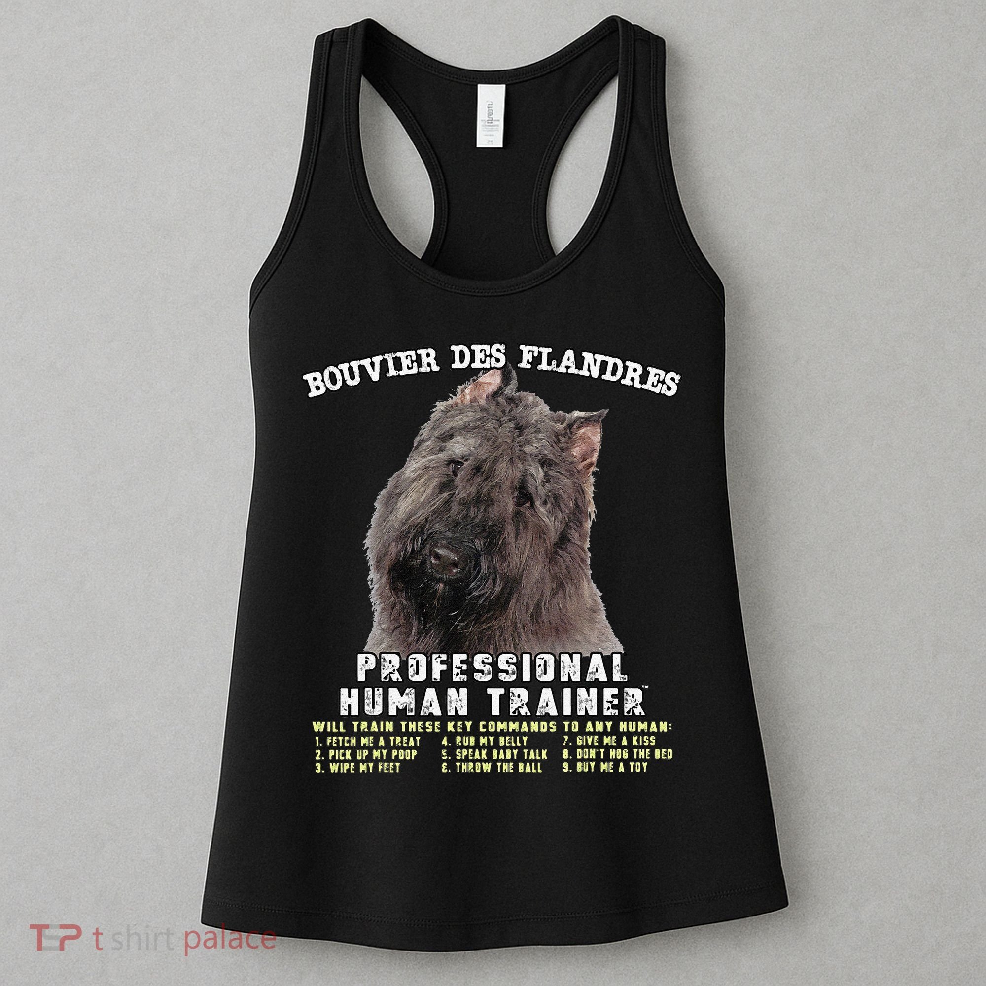 Bouvier Des Flandres Professional Human Trainer Cute Dog Women's Tank Top
