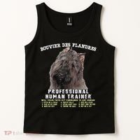 Bouvier Des Flandres Professional Human Trainer Cute Dog Tank Top thumb 2