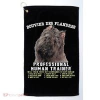 Bouvier Des Flandres Professional Human Trainer Cute Dog Golf Towel thumb 0