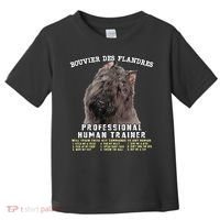Bouvier Des Flandres Professional Human Trainer Cute Dog Toddler T-Shirt thumb 0