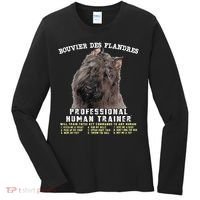 Bouvier Des Flandres Professional Human Trainer Cute Dog Women's Long Sleeve Shirt thumb 0