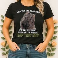 Bouvier Des Flandres Professional Human Trainer Cute Dog Women's T-Shirt thumb 2
