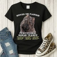 Bouvier Des Flandres Professional Human Trainer Cute Dog Women's T-Shirt thumb 3