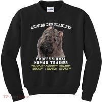 Bouvier Des Flandres Professional Human Trainer Cute Dog Kids Sweatshirt thumb 0