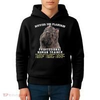 Bouvier Des Flandres Professional Human Trainer Cute Dog Kids Hoodie thumb 4