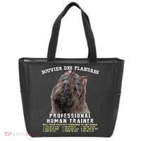 Bouvier Des Flandres Professional Human Trainer Cute Dog Tote Bag thumb 0