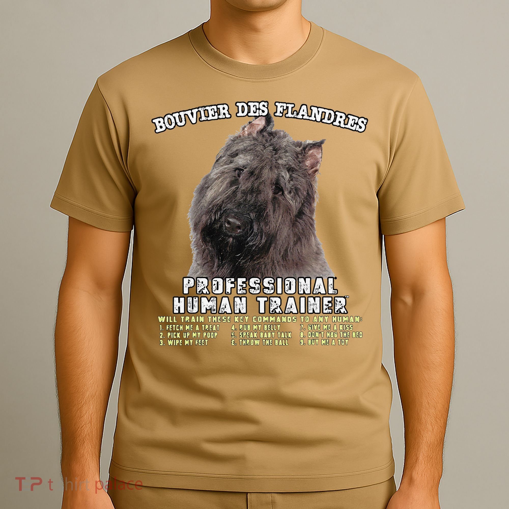 Bouvier Des Flandres Professional Human Trainer Cute Dog T-Shirt