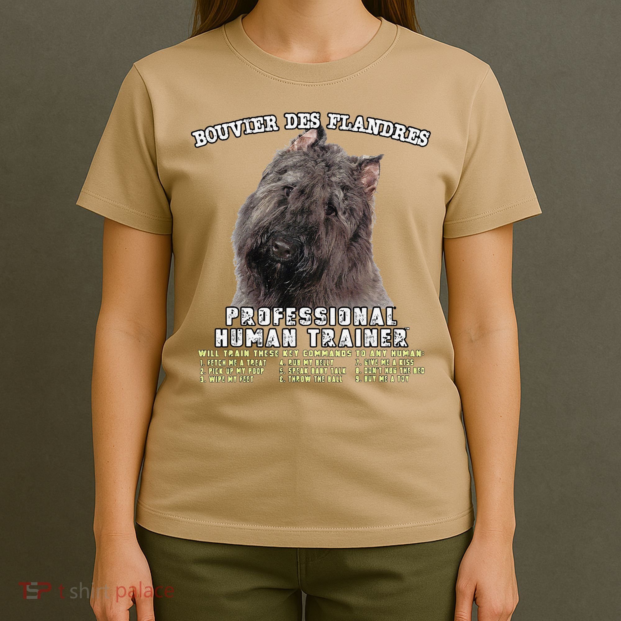Bouvier Des Flandres Professional Human Trainer Cute Dog T-Shirt