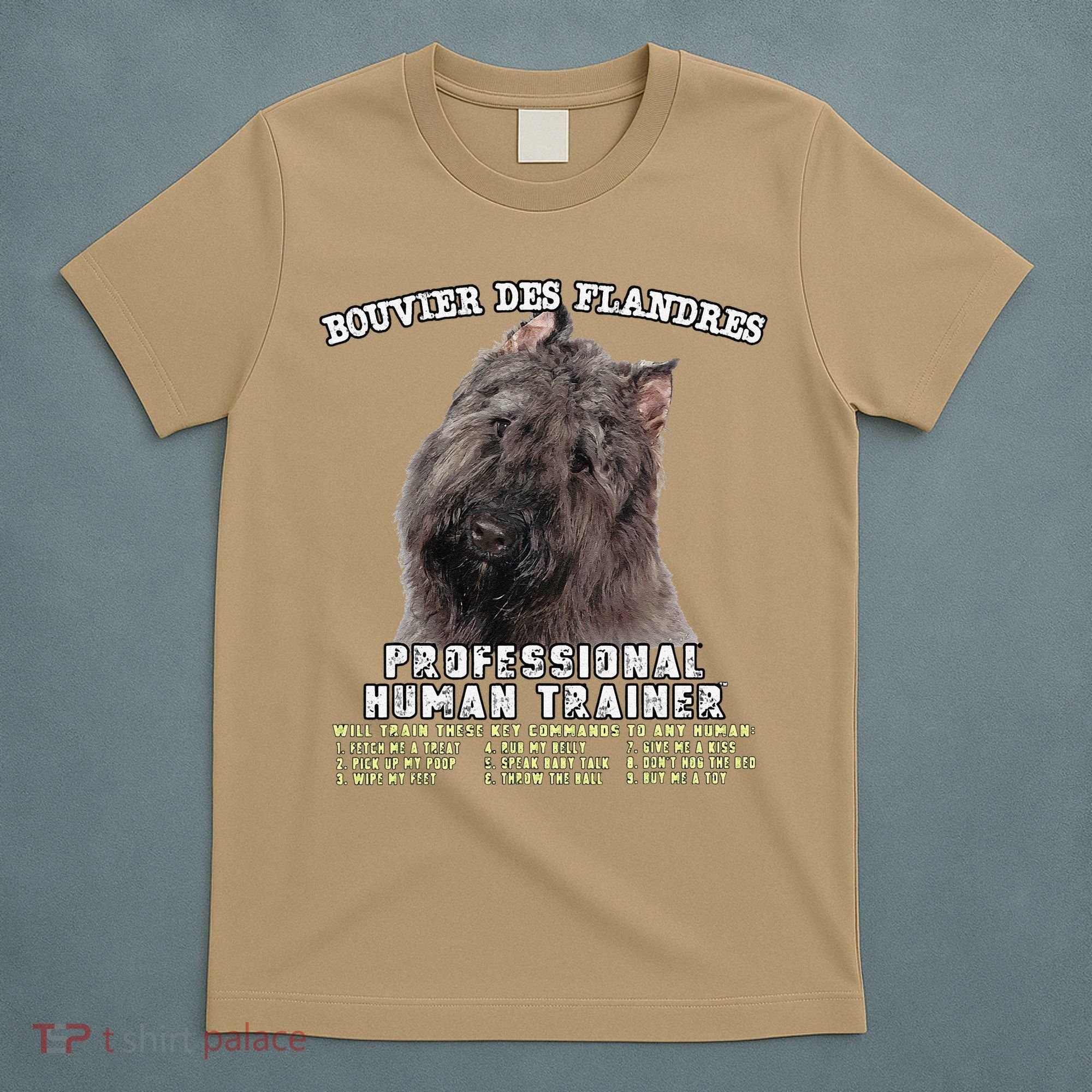Bouvier Des Flandres Professional Human Trainer Cute Dog T-Shirt