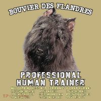 Bouvier Des Flandres Professional Human Trainer Cute Dog Mousepad thumb 1