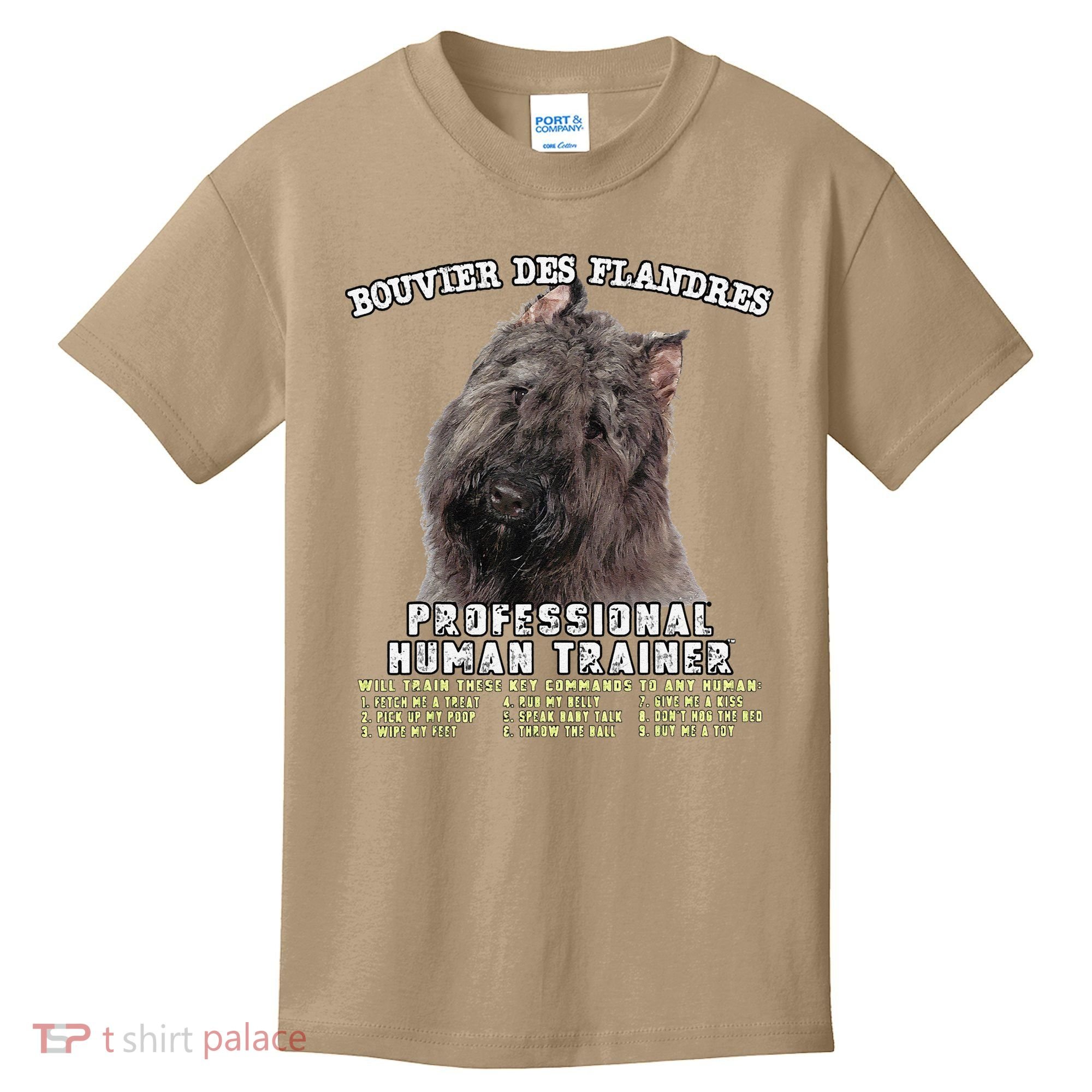 Bouvier Des Flandres Professional Human Trainer Cute Dog Kids T-Shirt
