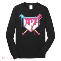Baseball Drip For Boy Ice Cream Drip Baseball  Long Sleeve Shirt thumb 0