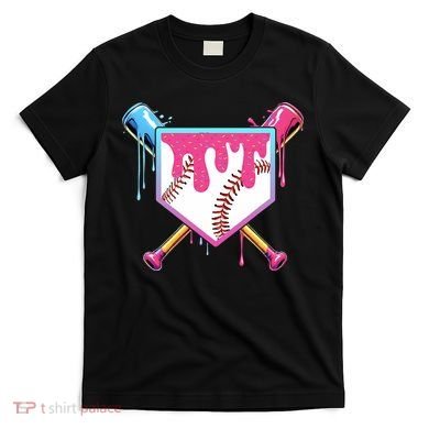Baseball Drip For Boy Ice Cream Drip Baseball  T-Shirt
