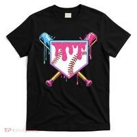 Baseball Drip For Boy Ice Cream Drip Baseball  T-Shirt thumb 0