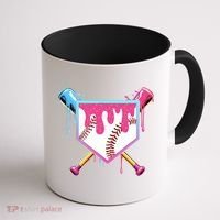 Baseball Drip For Boy Ice Cream Drip Baseball  Coffee Mug thumb 1